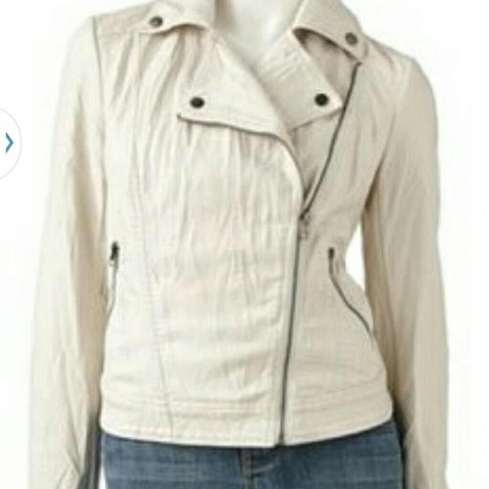 White Leather Jacket